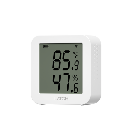 Latch Temperature & Humidity Monitor (Pre-Order Now, Shipping in Q2)